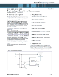 Click here to download AS1920-18 Datasheet