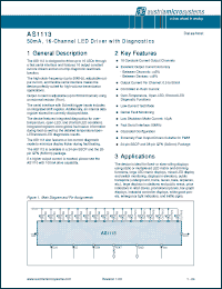 Click here to download AS1113-BQFT Datasheet