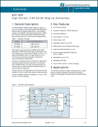 Click here to download AS1326B-BTDT Datasheet