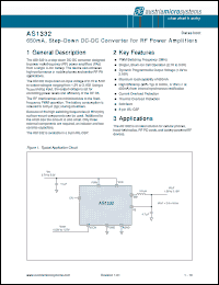 Click here to download AS1332-BWLT Datasheet
