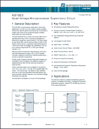 Click here to download AS1923 Datasheet