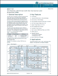 Click here to download AS1112_1 Datasheet