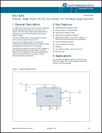 Click here to download AS1333 Datasheet