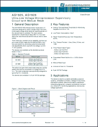 Click here to download AS1925-BSTT-D07 Datasheet