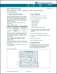 Click here to download AS1529-BTDT Datasheet