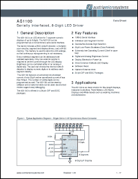 Click here to download AS1100_1 Datasheet