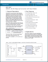 Click here to download AS1337B-BTDT Datasheet