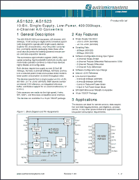 Click here to download AS1522 Datasheet