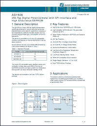 Click here to download AS1506-100 Datasheet