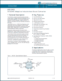 Click here to download AS1302-BWLT Datasheet