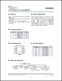 Click here to download AF4502CSLA Datasheet