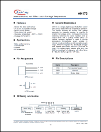 Click here to download AH173 Datasheet