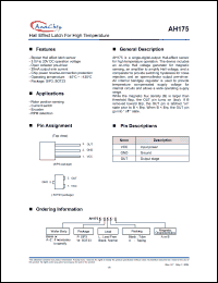 Click here to download AH175 Datasheet