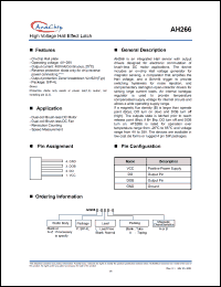 Click here to download AH266 Datasheet