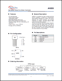 Click here to download AH283 Datasheet