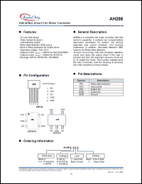 Click here to download AH286 Datasheet