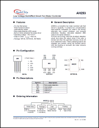 Click here to download AH293 Datasheet