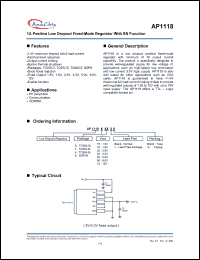 Click here to download AP1118T12L Datasheet
