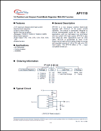 Click here to download AP1118T18LA Datasheet