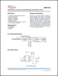 Click here to download AP1119Y50A Datasheet