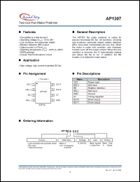 Click here to download AP1307SLA Datasheet