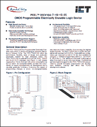 Click here to download PEEL22CV10AJ-10 Datasheet