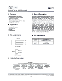Click here to download AH172 Datasheet