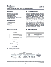 Click here to download AH173PL-B Datasheet