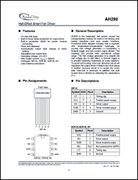 Click here to download AH280A-SPAB Datasheet