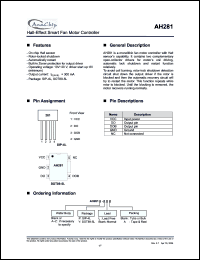 Click here to download AH281 Datasheet
