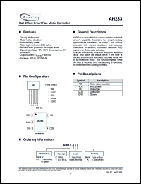 Click here to download AH283Z-P Datasheet