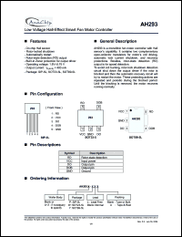 Click here to download AH293AWL Datasheet