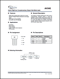 Click here to download AH342 Datasheet