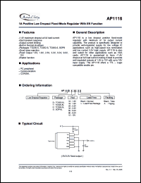 Click here to download AP1118 Datasheet