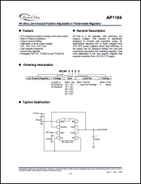 Click here to download AP1184 Datasheet