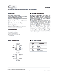 Click here to download AP131 Datasheet