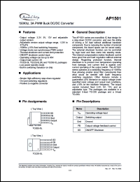 Click here to download AP1501 Datasheet