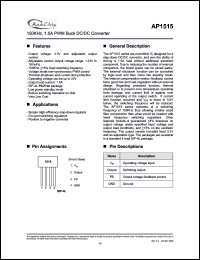 Click here to download AP1515 Datasheet