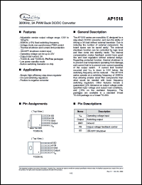 Click here to download AP1518K5A Datasheet