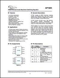 Click here to download AP1605TSLA Datasheet