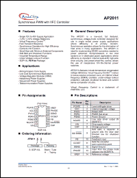 Click here to download AP2011SA Datasheet