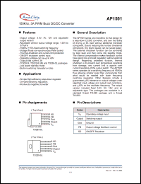 Click here to download AP1501T5R Datasheet