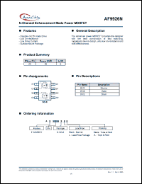 Click here to download AF9926NS Datasheet