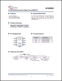 Click here to download AF4920NS Datasheet