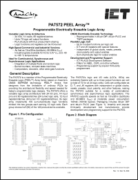 Click here to download PA7572F-20L Datasheet