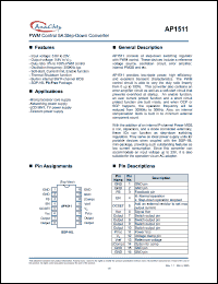 Click here to download AP1511 Datasheet
