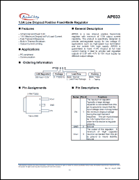 Click here to download AP033 Datasheet