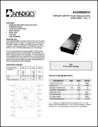 Click here to download ACD0900S3 Datasheet