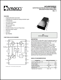 Click here to download ACU50752S3C Datasheet