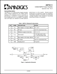 Click here to download AWT6111 Datasheet